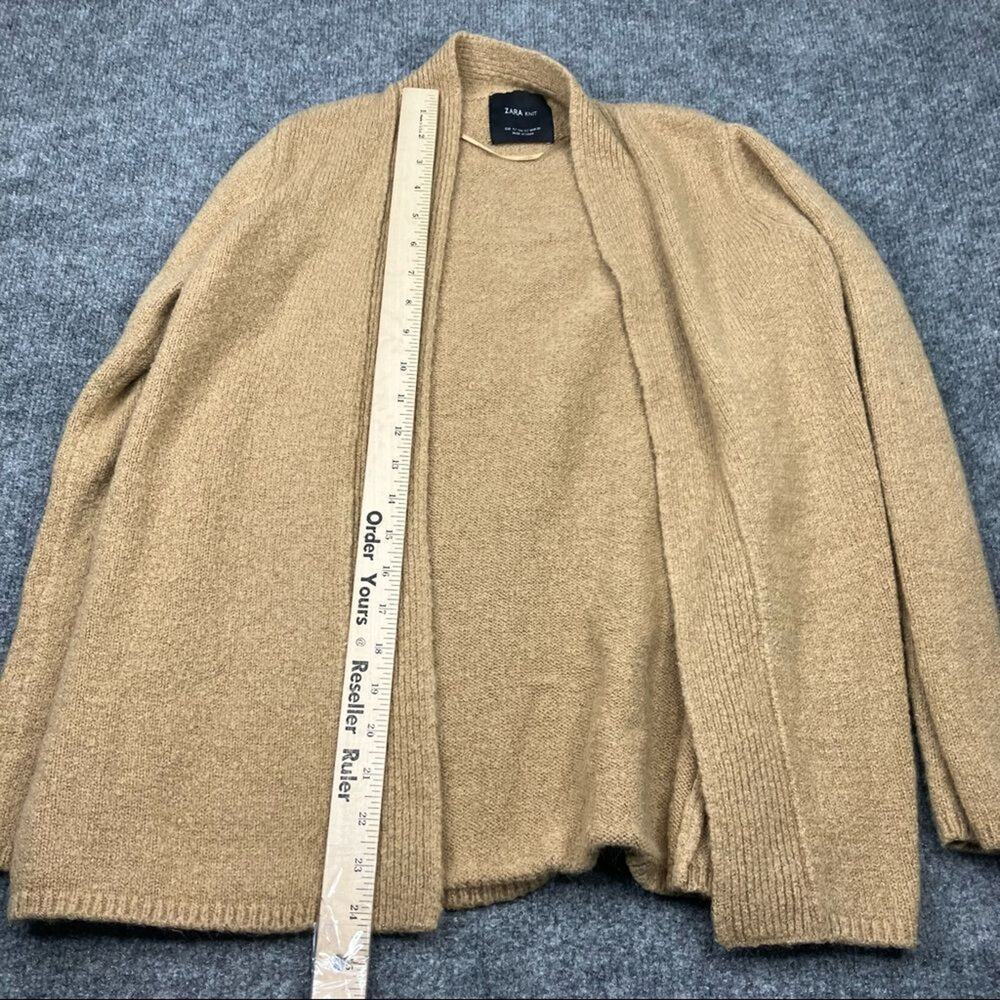 Zara Women knit Tan Knit Cardigan Size Small - Picture 2 of 7